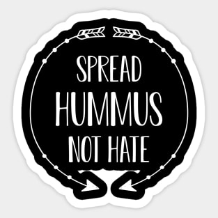 Vegetarian - Spread Humus not hate Sticker